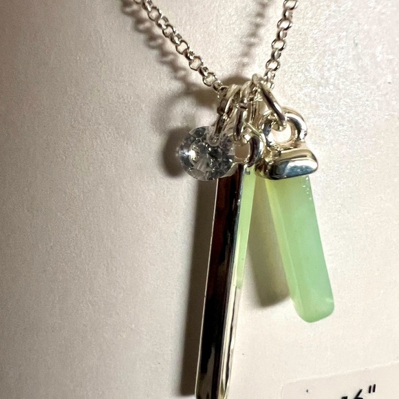 LAUREN CONRAD Necklace, 16" Silvertone Chain - Picture 2 of 5